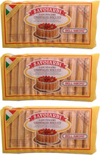 Savoiardi, Lady Fingers Champagne Biscuits (Pack of 3), 7 oz