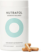 Nutrafol Women's Balance Hair Growth Supplements, Ages 45 and Up, Clinically Tested for Visibly Thicker Hair and Scalp Coverage, Dermatologist Recommended - 1 Month Supply