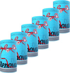 Paper Towel Jumbo Roll 2 Ply 120 Highly Absorbent Sheets Set of 3, 6 or 8 (6 Rolls, Blue)