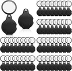 Hoteam 48 Pcs 10X Small Magnifying Glass Mini Pocket Magnifier with Rotating Protective Cover, Folding Magnify Glass Small Magnifying Lens for Reading, Jewelry, Hobby