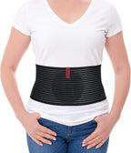 ORTONYX Umbilical Hernia Belt for Women and Men - Abdominal Support Binder with Compression Pad - Navel Ventral Epigastric Incisional and Belly Button Hernias Surgery Prevention Aid (Small - Medium)