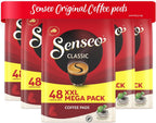 Senseo Classic Medium Roast Coffee Pods – 240 Count (5 Packs) – Smooth & Balanced Flavor with Rich Crema – Compatible with Senseo & PeleCom Machines – Single-Serve Coffee Pads for Fresh, Aromatic Brew