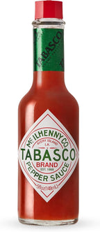 TABASCO Brand Original Red Pepper Hot Sauce, Medium Heat, Glass Bottle, Classic & Versatile Flavor, Three Simple Ingredients, Great for Dips, Tacos, Eggs, Pizza, Oysters & More, 5 Fl Oz (Pack of 1)