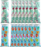 16 Pcs Kids Vomit Bags Disposable Emesis Bags 1500ml,Throw Up Puke Barf Bags Vomit Bags Disposable for Adults(Pony marine animal style)