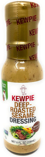 Kewpie Japanese Salad Dressings 8oz (236mL), 1 Pack (Deep-Roasted Sesame)