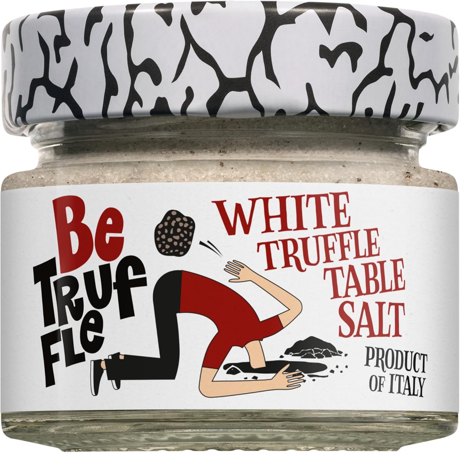 Be Truffle - White Truffle Table Salt 3.5 OZ - 100g - 100% Made in Italy - Vegan, Gluten-Free, Cholesterol-Free