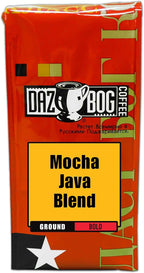 Dazbog Coffee | Mocha Java Blend | Ground Coffee | 11 oz. | Chocolate Overtones | Smooth & Rich in Flavor | Full Bodied Blend | Vacuum Sealed Freshness