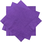 300 Count Purple Beverage Napkins,2-Ply Purple Cocktail Napkins,Disposable Purple Party Napkins for Dinner Wedding Birthday Party Graduation