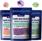 3lb Hard Wax Beads Kit for Hair Removal - WAX ON, HAIR GONE! Wax Beans for Women Men, At Home Brazillian Wax for Coarse Hair, Face, Legs, Arms, All Over Body