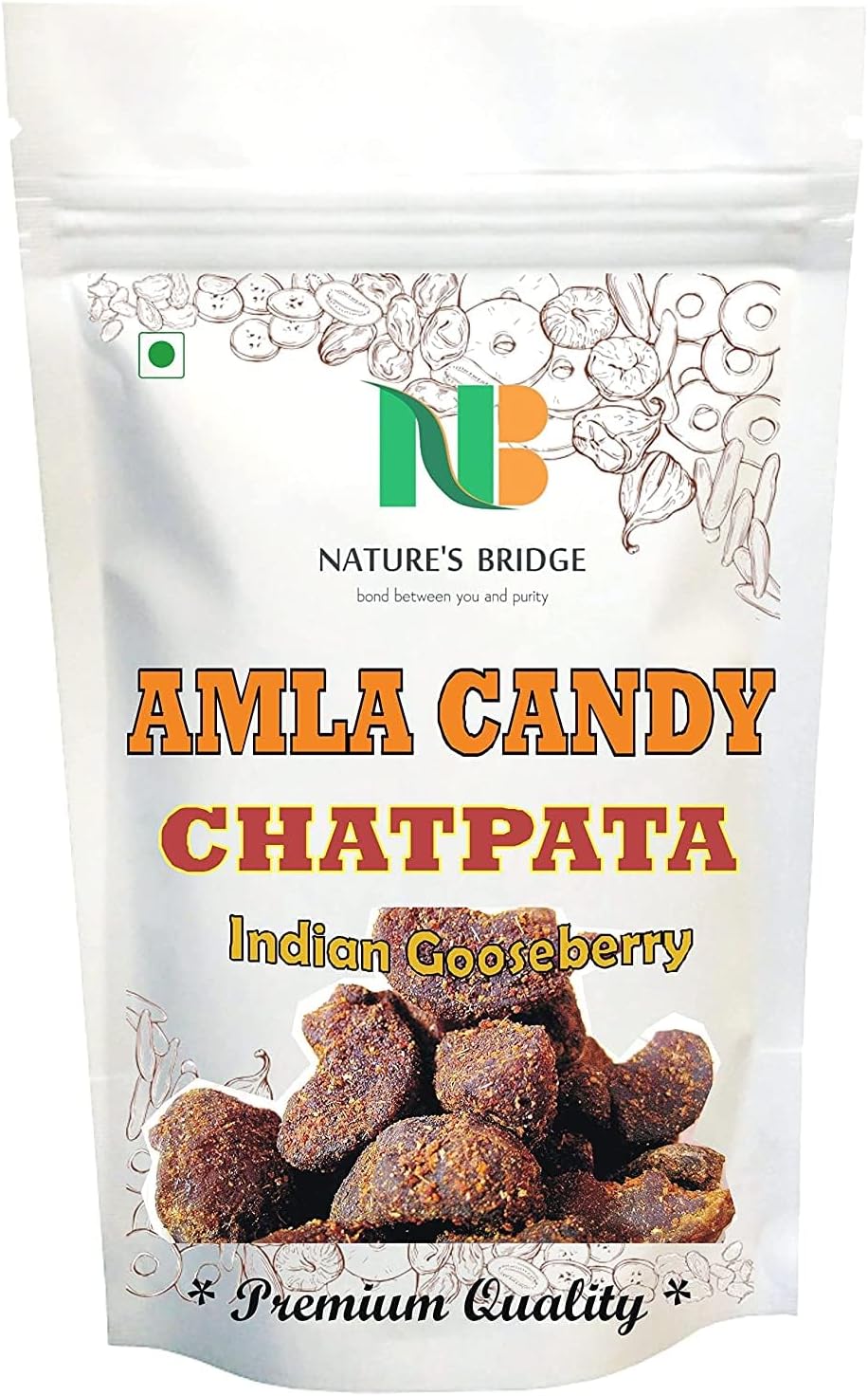 Chatpata Amla Candy (Salted & Spicy Indian Gooseberry) / Amla Candy / Masala Amla Candy - (250 gm)_Packing May Vary