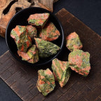 1LB Natural Unakite Raw Healing Crystals, Energy Stones for Meditation, Reiki, Chakra Balancing, Home Décor and Spiritual Gifts (30-50mm)