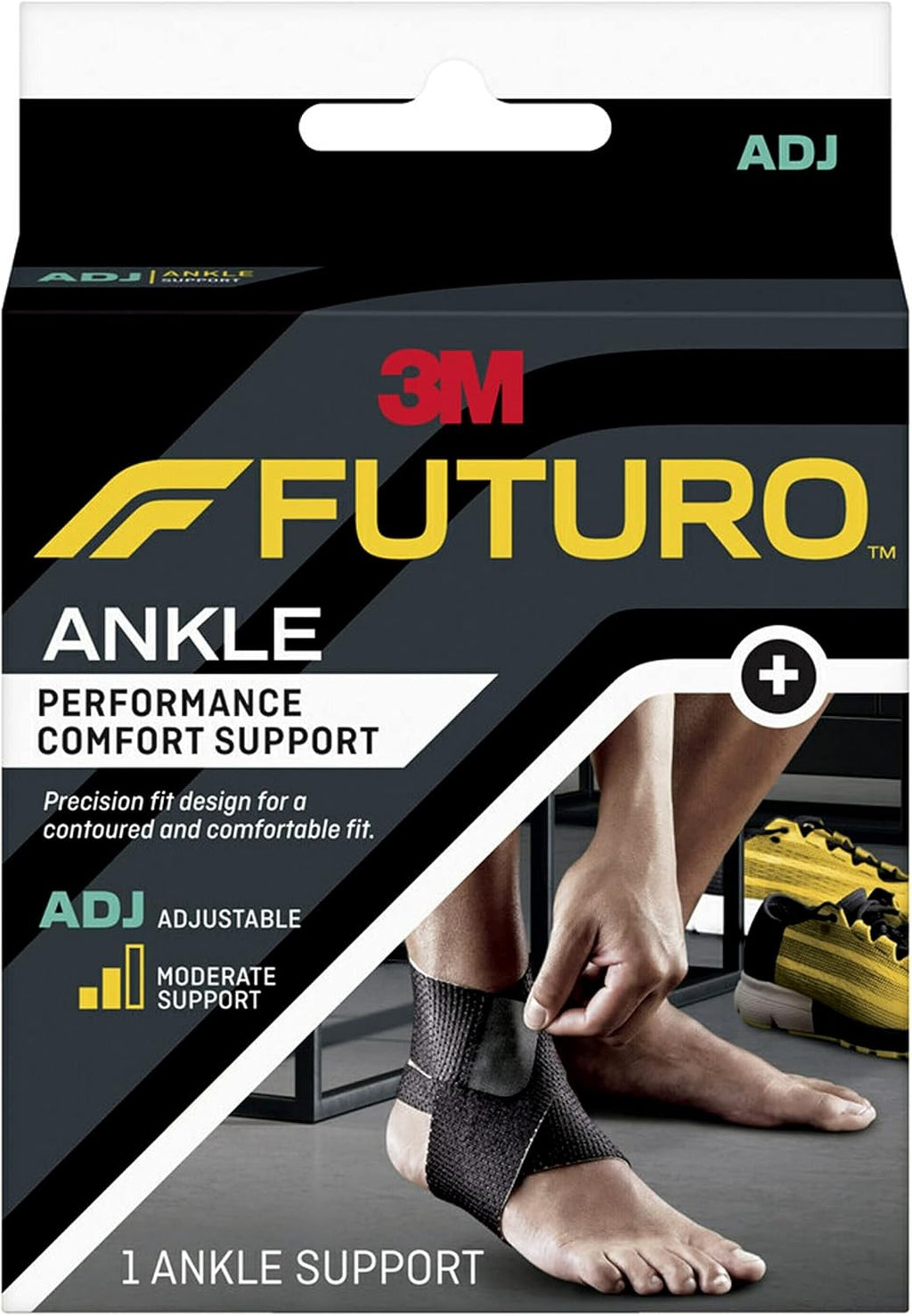 FUTURO Performance Comfort Ankle Support, Adjustable