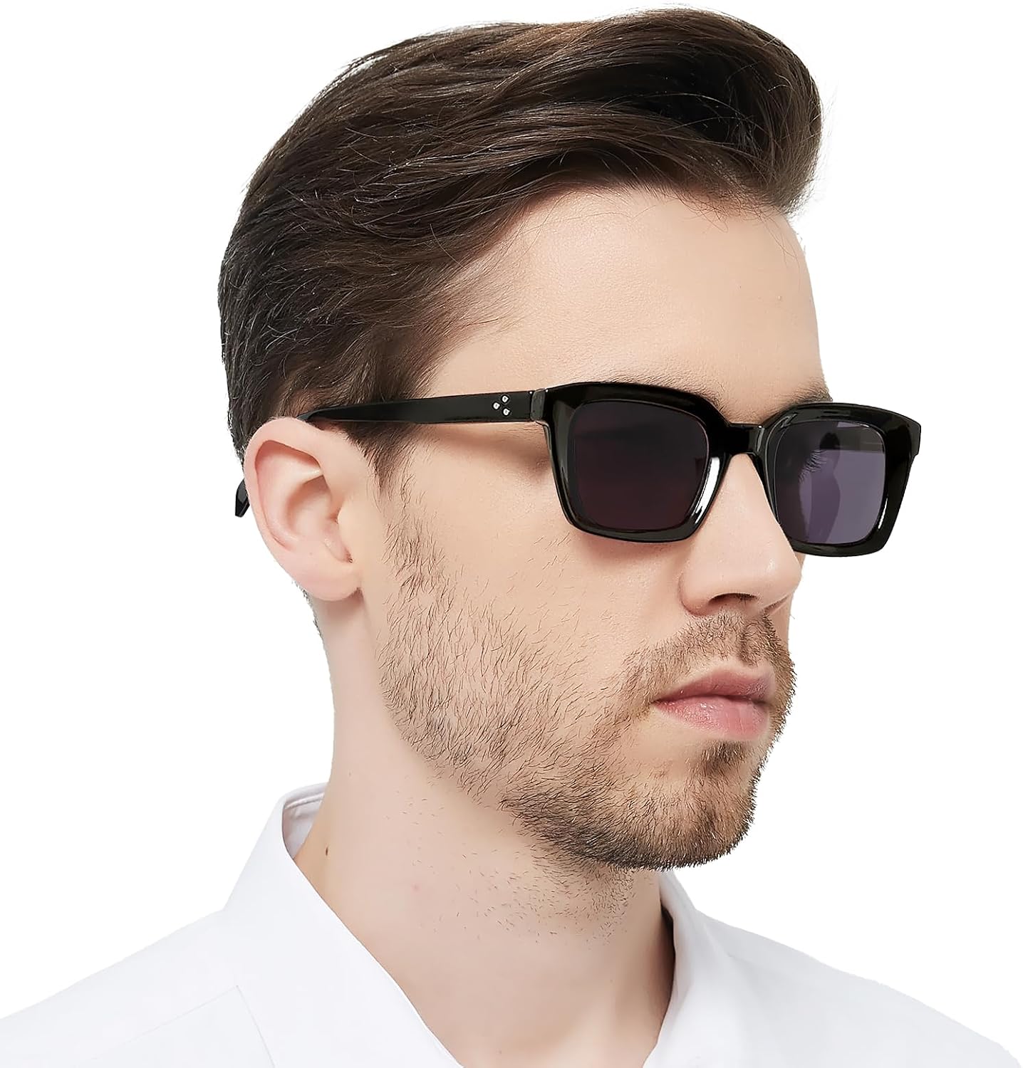 OCCI CHIARI Bifocal Reading Sunglasses Men UV400 Protection Readers for Women Comfortable Stylish Reading glasses 1.0 1.5 2.0 2.5 3.0 3.5 4.0(1.5+ Black)