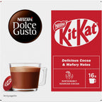 NESCAFÉ Dolce Gusto KitKat Hot Chocolate 16x Capsules (Pack of 3, Total 48 Pods)