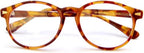 IB The Actor BIFOCAL Unisex Round Reading Glasses, Readers for Men and Women, Light Brown Tortoise +2.75