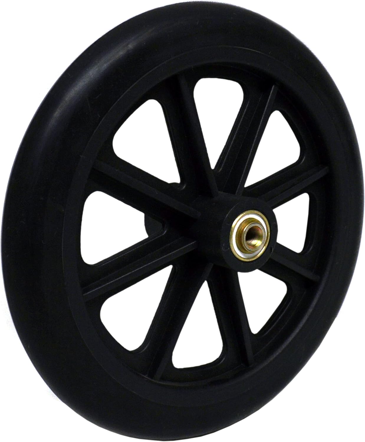 8" x 1" Heavy Duty Front Wheelchair Wheel (Each), 5/16" (8 mm) Bearing, 2-3/8" (60 mm) Hub Width, Fits Most Medline, Drive, Invacare, E&J, Guardian, Tuffcare, ALCO and other Manual Wheelchairs