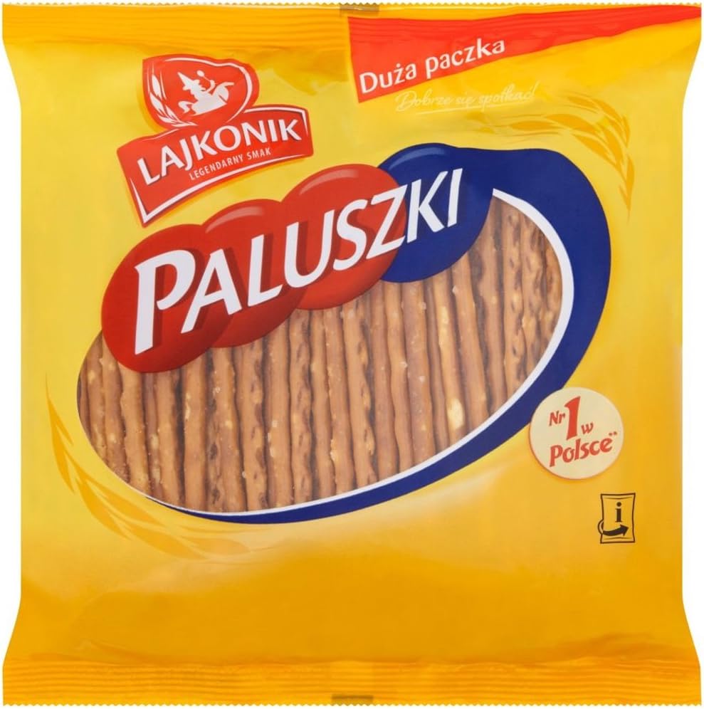 Lajkonik Paluszki Sticks Salty 300g Crispy and Testy