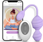 Pelvic Floor Exerciser with App–Kegel Trainer, 5 Modes Pelvic Floor Trainer, Strengthen Pelvic Floor Muscle, Kegel Exercise Equipment, Stronger Pelvic Support, Devices Health for Women, Purple