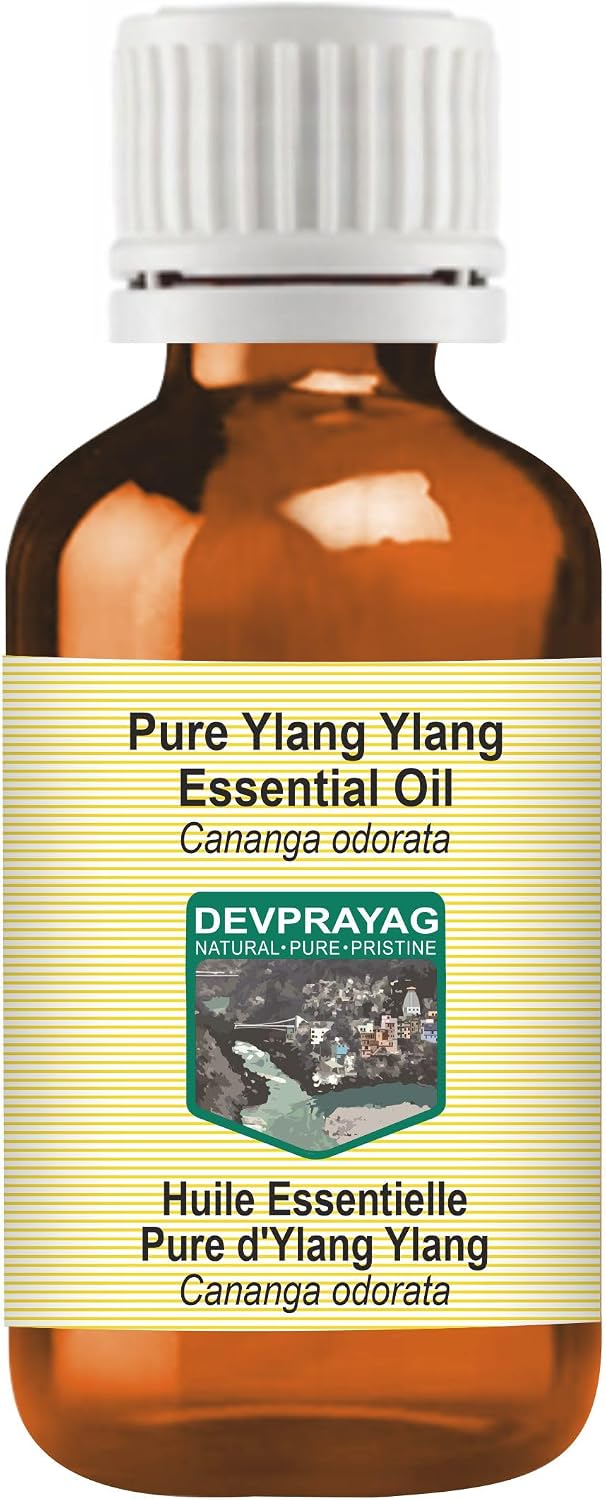 Pure Ylang Ylang Essential Oil (Cananga odorata) Steam Distilled 50ml (1.69 oz)