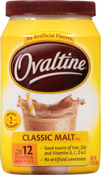 Nestle Ovaltine Classic Malt Beverage, 12-Ounce Canisters (Pack of 6)