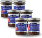 DeLallo Sundried Tomatoes in Oil, Marinated in Seasoning and Fresh Italian Extra Virgin Olive Oil, Grown and Harvested in Italy, No Added Sulfites, Non-GMO, 6.7 oz Jar, (6 Pack)