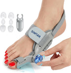 SIMTAR Premium Adjustable Bunion Corrector for Woman – Big Toe Valgus Brace & Support Device Left & Right Foot Night Splint bunion fix without surgery