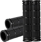 CHUNZEXI 4 PCS Bike Handlebar Grips, Rubber Bicycle Bar Grips Replacement, Non-Slip Handle Grips for Kids Bikes, Scooters, BMX, Mountain & Cruiser Bikes