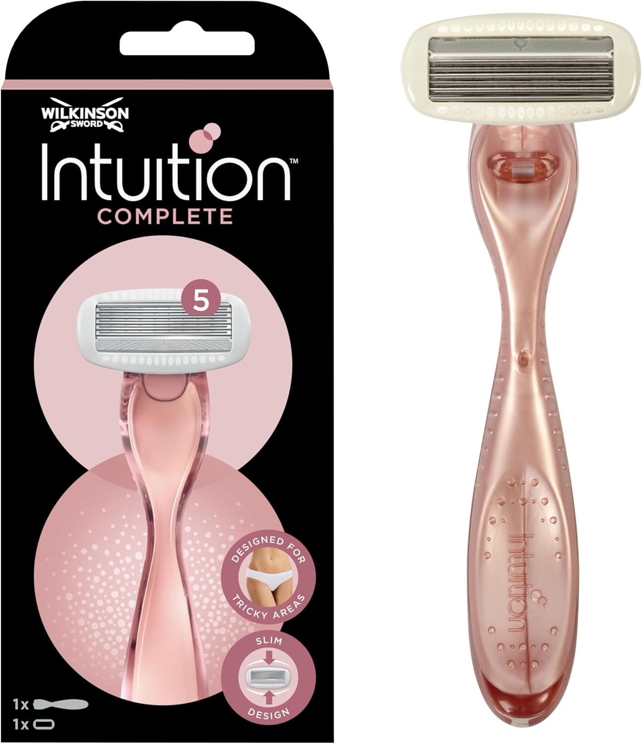 Wilkinson Sword Intuition Complete Damen Rasierer mit 1 Rasierklinge