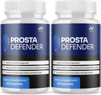 (2 Pack) Prosta Defender Capsules, Official Prostadefender Pills with All Natural Ingredients, Advanced Overall Health and Wellness Supplement, Natural Maximum Strength Vitamin Formula (120 Capsules)