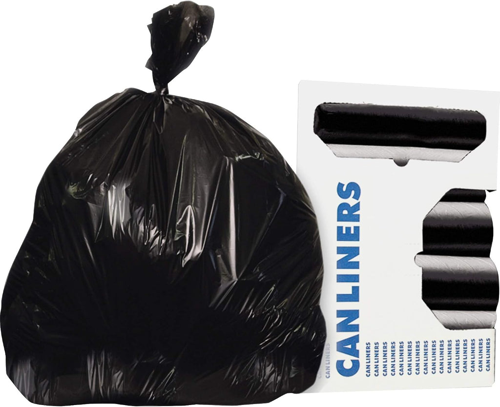 AccuFit Trash Bag, Black, 100 per Carton