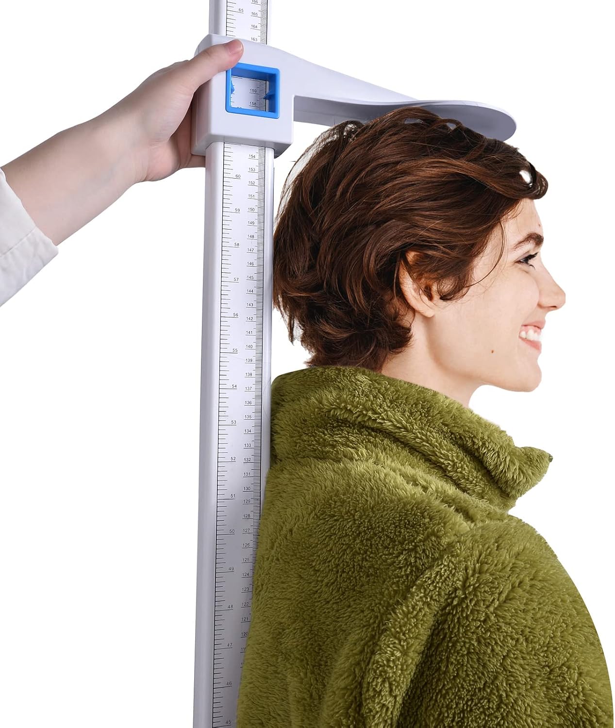 Height Measurement Medical Portable Stadiometer Height Rod 8-82 inch/20-210 cm/Unit with cm & inch, Accurate Scale Height Measuring Tool for Office Home Wall Adults Kids