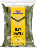 Rani Bay Leaf (Leaves) Whole Spice Hand Selected Extra Large 3.5oz (100g) ~ All Natural | Gluten Friendly | NON-GMO | Kosher | Vegan | Indian Origin (Tej Patta)