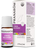 Pranarom - Stress Recovery Essential Oil Blend (5ml) - Lavender, Bergamot, Clary Sage, and Rose Geranium - 100% Pure Essential Oil for Diffusing and Wellness | USDA and ECOCERT Certified Organic