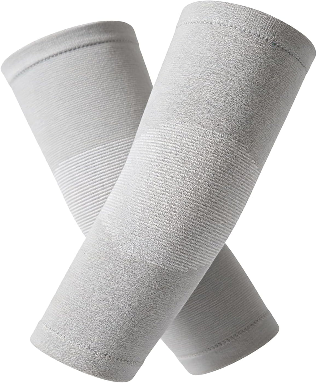 Bamboo Charcoal Compression Knee Sleeve - Elastic Knee Braces for Men & Women - Breathable Knee Support for Arthritis, Running, Workout, Joint Pain Relief (Gray, X-Large)