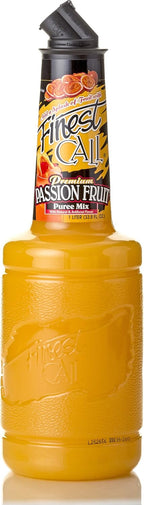 Finest Call Premium Passion Fruit Puree Drink Mix, 1 Liter Bottle (33.8 Fl Oz), Individually Boxed