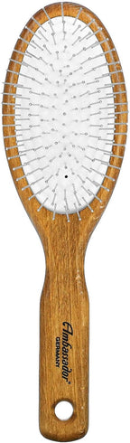 Fuchs Ambassador Wood Oval Hairbrush w/Steel Pins 1 Unit