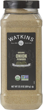 Watkins Gourmet Spice, Organic Onion Powder, Bulk Food Service Size, 22 oz (Pack of 1)