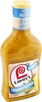 Lawry's Lemon Pepper with Lemon Juice Marinade, 12 fl oz
