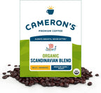 Cameron's Coffee Roasted Whole Bean Coffee, Organic Scandinavian Blend, 4 Pound