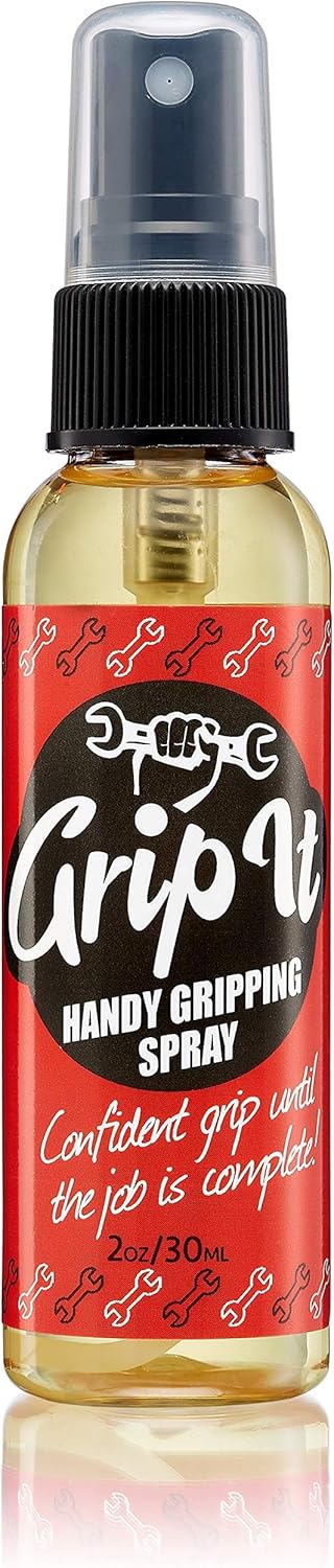 Grip-IT Hand Grip Spray 2 Oz – Pole Grip for Pole Dancing & Aerial Silk Workouts – Overgrip Sticky Spray For Tennis & Pickleball - Training Aid - Chalkless Solution for Weight Lifters