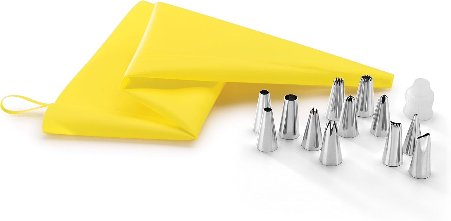 Cuisinart 13 Piece Cake Decorating Set, Yellow, CTG-00-13PS