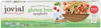 Jovial Gluten Free Brown Rice Pasta Organic - Award-Winning Taste & Texture, Non-GMO, Free of Top 8 Allergens, Vegan Brown Rice Noodles, Made in Italy - Gluten Free Spaghetti, 12 oz