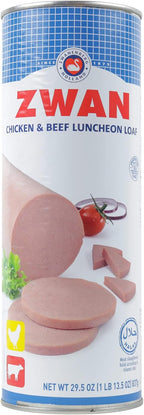Zwan Luncheon Halal Loaf Meat, Chicken/Beef, 29.5 Ounce