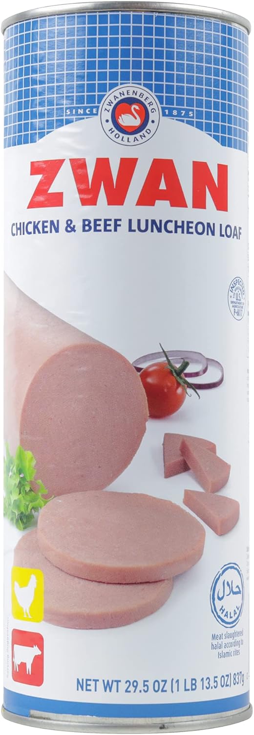Zwan Luncheon Halal Loaf Meat, Chicken/Beef, 29.5 Ounce