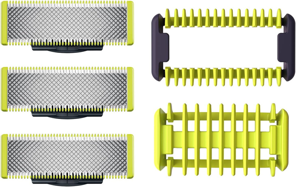 Philips OneBlade Replacement Blades for Face/Body Kit Original Replacement Blades Compatible with all OneBlade Electric Razors QP2630