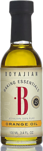 Boyajian Pure Orange Oil, 3.4 Fluid Ounce - Set of 2.
