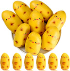 Gemscream 12 Pcs Potato Stress Balls for Adults Funny Inspirational Stress Reliever Squeezable Mini Potato Foam Balls Motivational Funny Gifts Appreciation Gifts for Employee Coworker