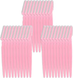 30 Pieces Eyebrow Razor Shaper Trimmer Shaver Facial Razor with Precision Cover for Women and Men
