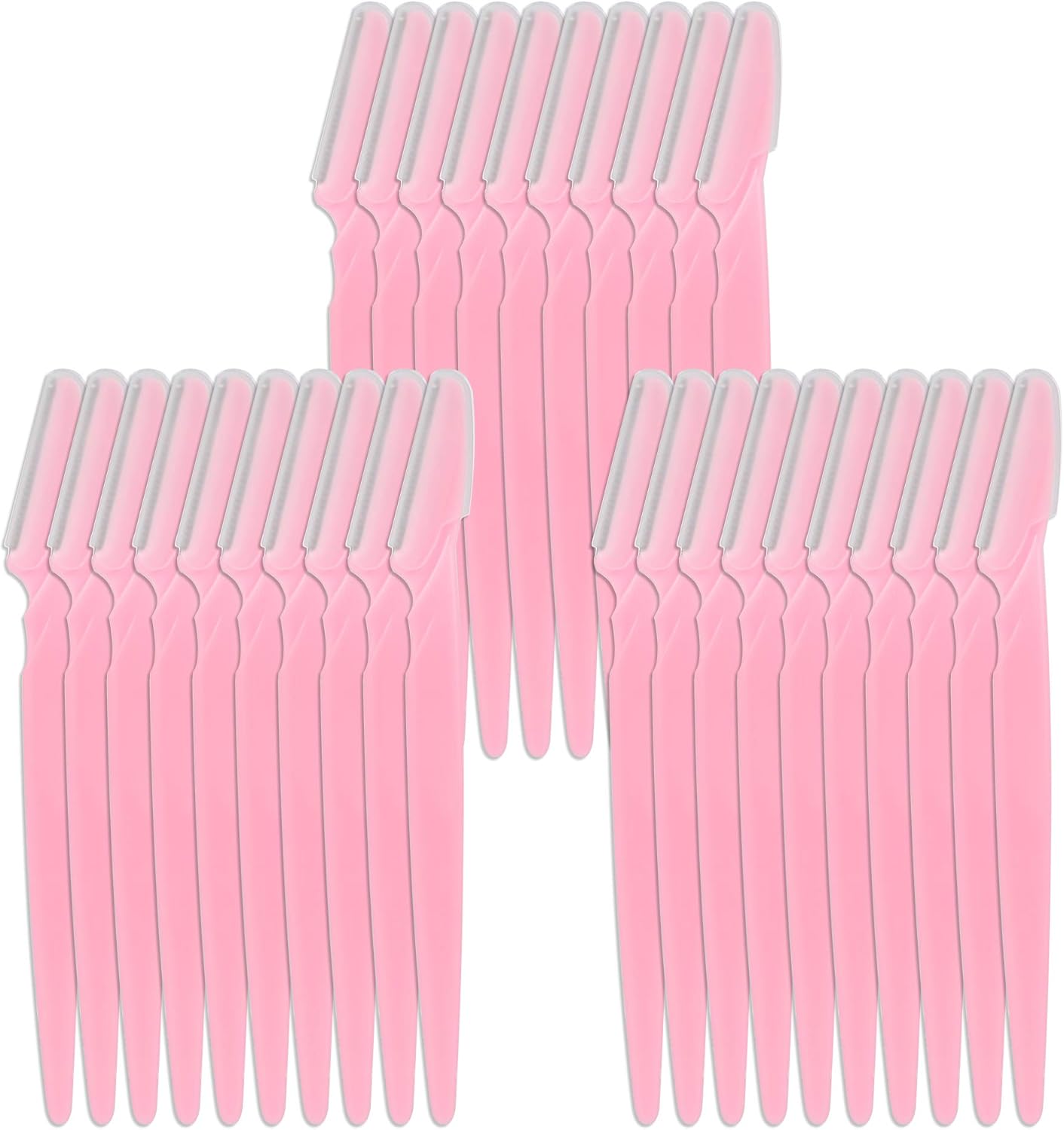 30 Pieces Eyebrow Razor Shaper Trimmer Shaver Facial Razor with Precision Cover for Women and Men