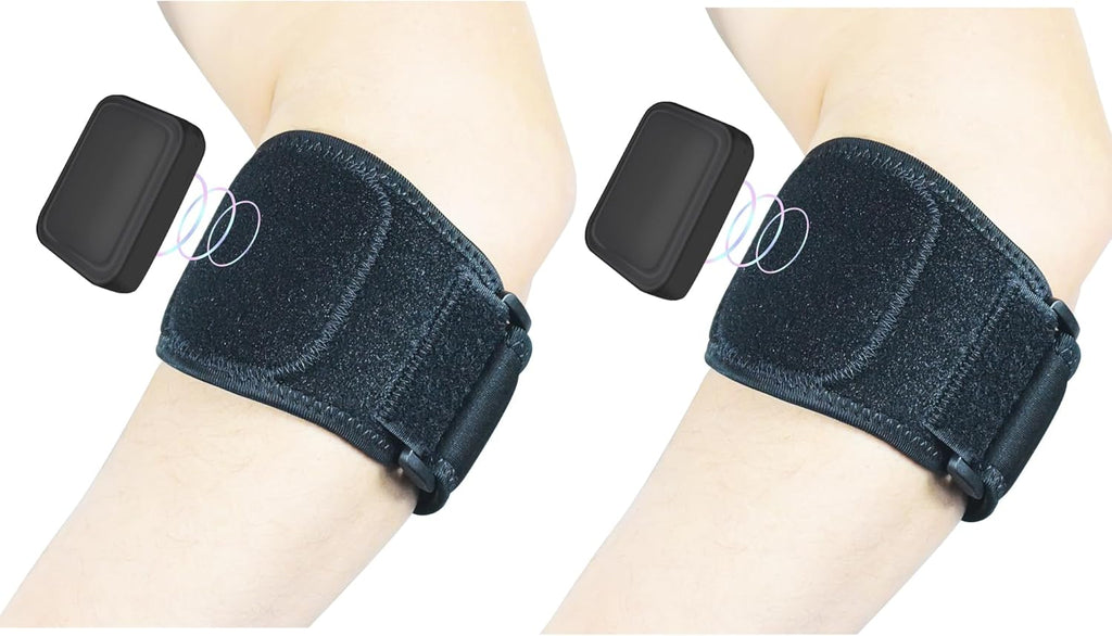 Elbow Pad,Tennis Elbow Braces (1 Pair) for Tendonitis and Tennis Elbow Pad Guard,Golfers Elbow Forearm Brace Straps for Men and Women,Neoprene Wraps Support Band Relief, baseball Lacrosse Arm Pads